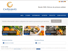 Tablet Screenshot of canamas.com